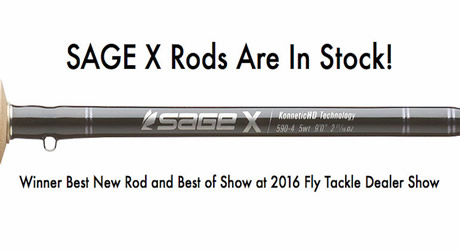 Sage X in stock!